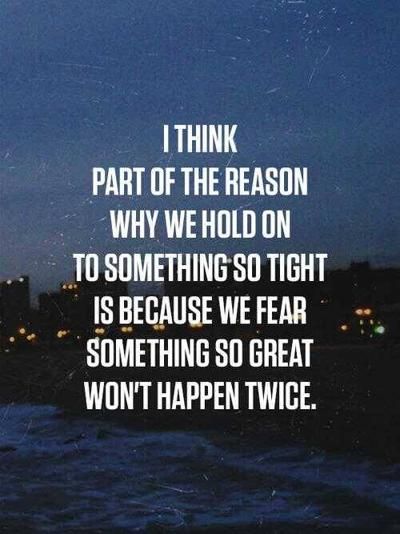 why we hold on